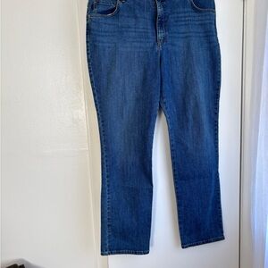 Lee Women's Dark Blue Ankle Jeans